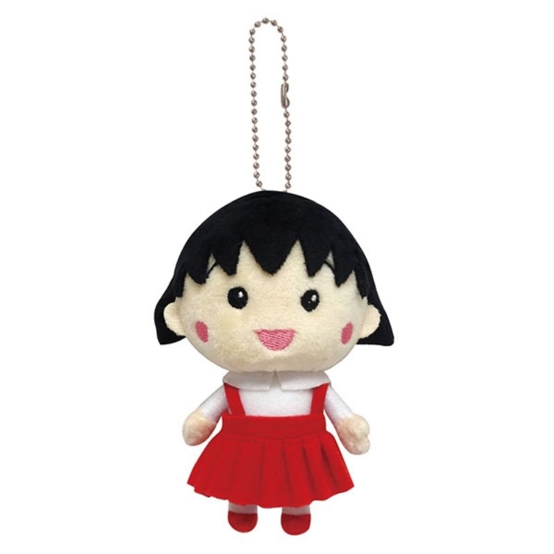花見雜貨~日本進口 全新正版 櫻桃小丸子 小丸子 小玉 絨毛 娃娃 玩偶 吊飾