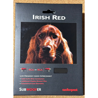 audioquest Irish Red Subwoofer 重低音 訊號線(8m) *聊聊享優惠*