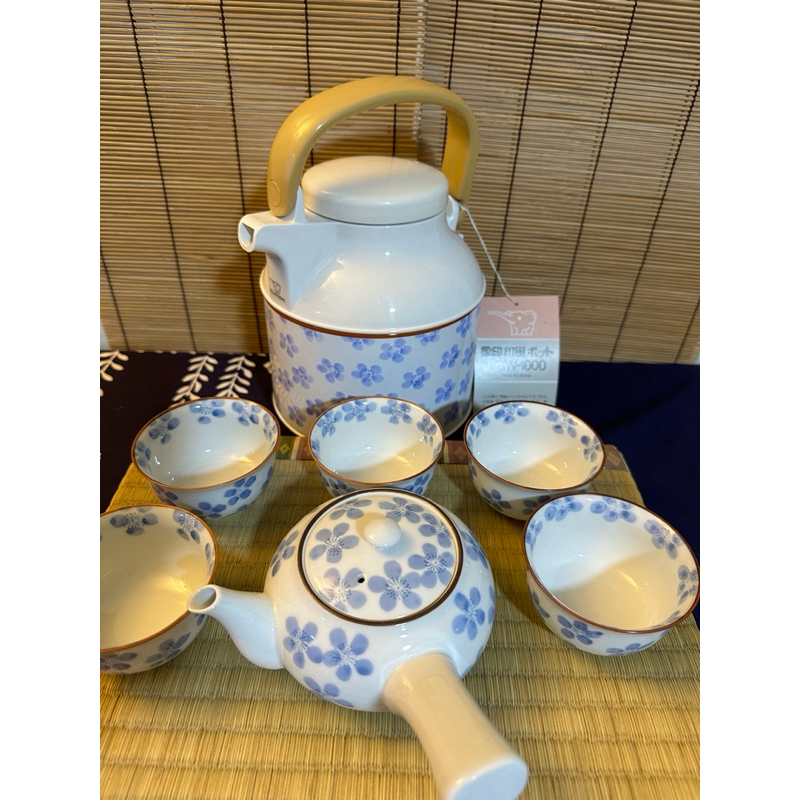 日本🇯🇵象印昭和復古和風茶具套裝和保温瓶