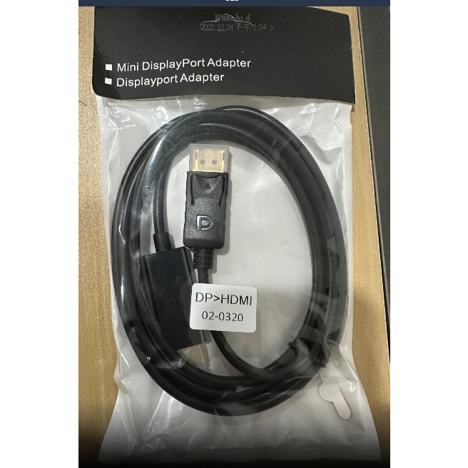 DP 轉 HDMI 轉接線 DP TO HDMI高清線  Displayport轉HDMI轉接器電腦筆電轉接器