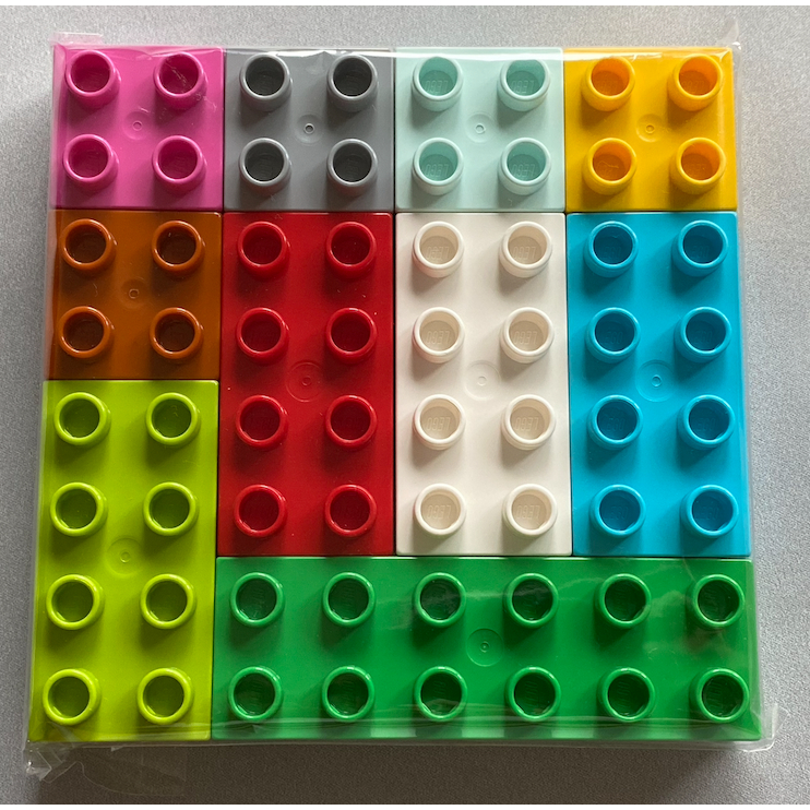 樂高 得寶 零件 彩色 基本磚 磚包 (10入)｜LEGO duplo Brick Set