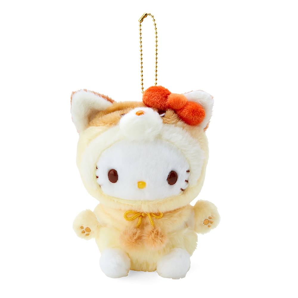 Sanrio 三麗鷗 森林動物裝系列 造型玩偶吊飾 Hello Kitty 狐狸 235181