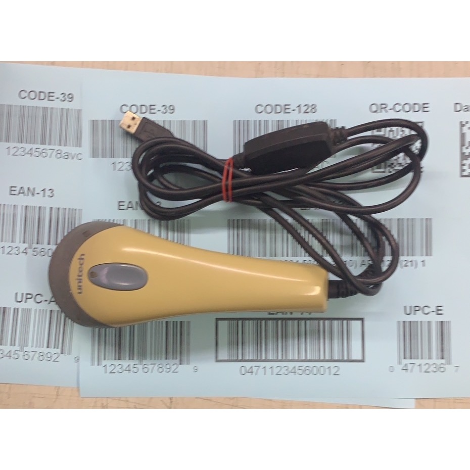 【尚典3C】台灣製 Unitech 精聯電子 MS220-UT USB介面 條碼掃描器 中古/二手/讀碼器/標籤條碼機