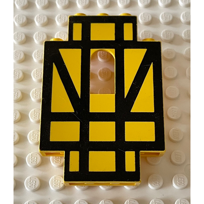 LEGO樂高 絕版 二手6086 6074 黃色 城門 城堡 城牆 零件