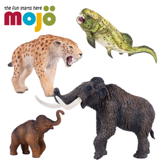Mojo Fun動物模型- 長毛象2022/小長毛象/劍齒虎2021/鄧氏魚 收藏 動物 益智 兒童 玩具 教育