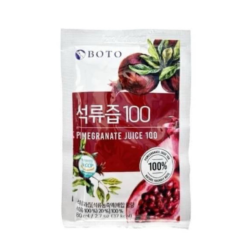 CHUN SHOP 韓國熱銷 BOTO 紅石榴汁（單包）