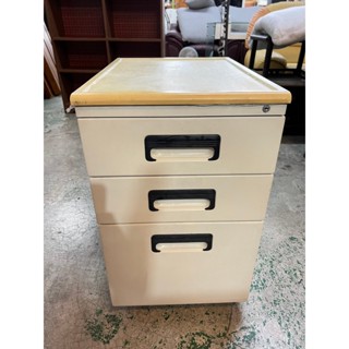 【全國二手傢具】經典辦公活動櫃 三層活動櫃/檔案鐵櫃/理想櫃/辦公傢俱/辦公設備/二手傢俱/三層櫃/收納櫃