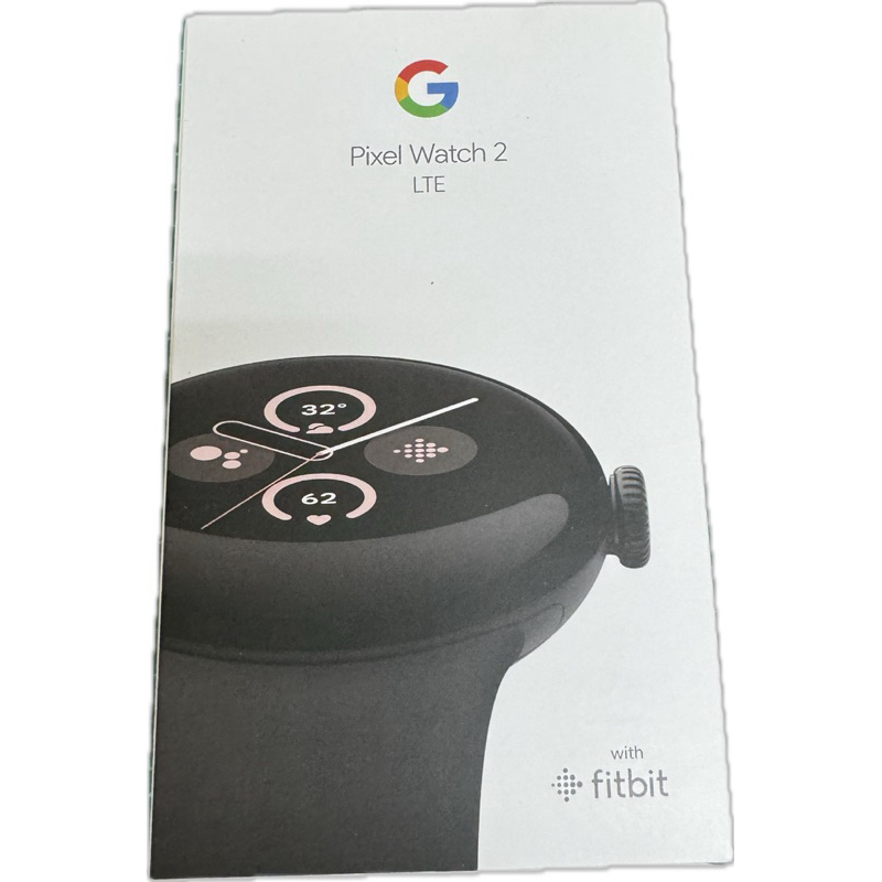 Google Pixel Watch 2 霧黑色鋁製錶殼/曜石黑運動錶帶 (LTE 版)全新未拆封