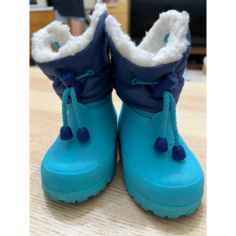 [二手] 迪卡儂 兒童雪靴 12.5cm 藍色