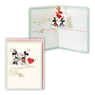 【莫莫日貨】日本進口 正版 hallmark 迪士尼 米奇米妮 立體 多用途 多目的 生日卡 卡片 16377