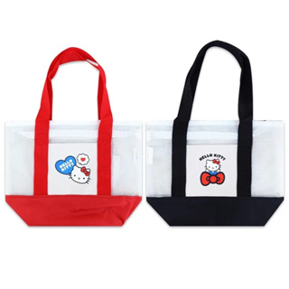 三麗鷗 Hello Kitty KT 網眼布便當袋 手提袋 收納袋 便當袋