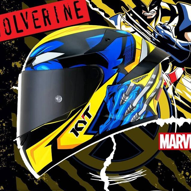 ☆現貨加贈鏡片☆台南WS騎士用品 KYT TTC TTCOURSE 金鋼狼 漫威 MARVEL 全罩 Wolverine