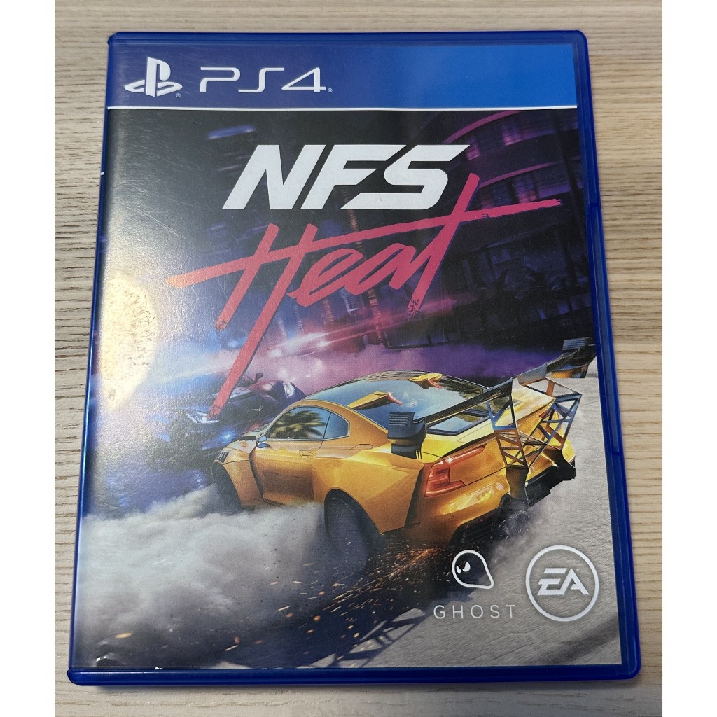 PS4 二手遊戲片 極速快感：熱焰 Need For Speed Heat 中文版1片