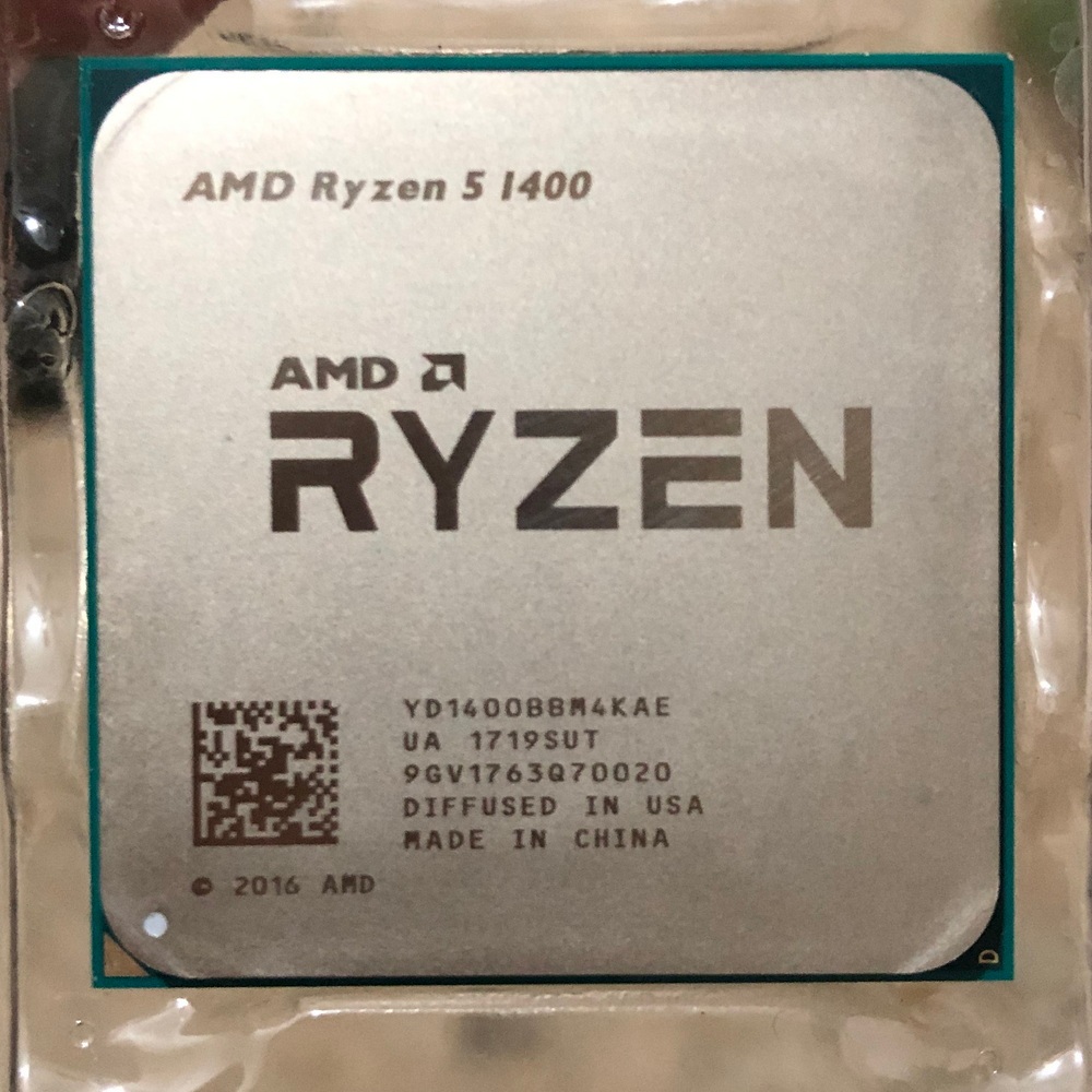 AMD RYZEN R3 R5 2200G 2600 1400 AM4腳位 裸顆CPU無風扇
