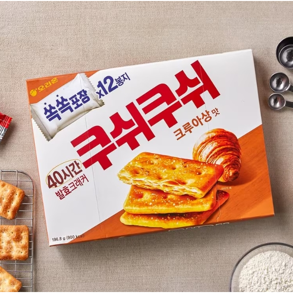 《番薯先生》韓國 好麗友 orion 千層蘇打餅乾 焦糖口味 12入/盒 千層餅乾 酥打餅乾 焦糖千層 焦糖可頌味千層餅