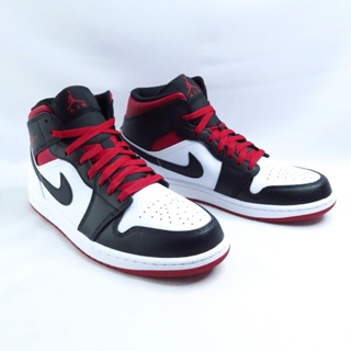 NIKE Air Jordan 1 Mid DQ8426106 男 休閒鞋 中筒 白x黑紅