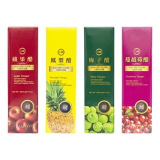 臺糖 蘋果醋 梅子醋 600ml/罐