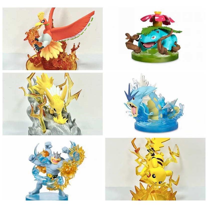 【 現貨 】 精靈寶可夢 Pokemon 公仔 皮卡丘 洛奇亞 妙蛙花 怪力 暴鯉龍  寶可夢 超帥 招式 藝廊 必殺技