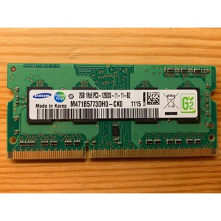 三星筆電記憶體DDR3 12800 / 10600 2GB