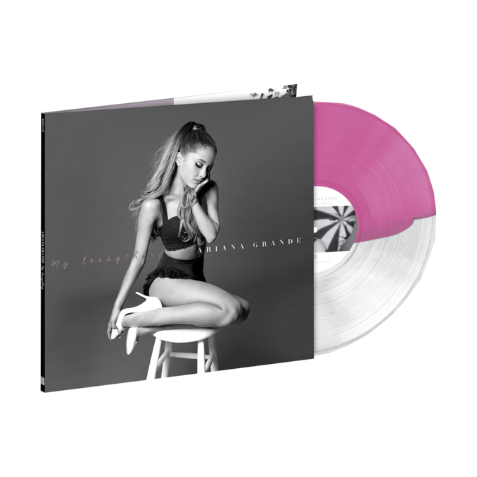 【預購私訊】Ariana Grande 亞莉安娜 - My Everything 我的全部 (透紫分色彩膠唱片／LP)