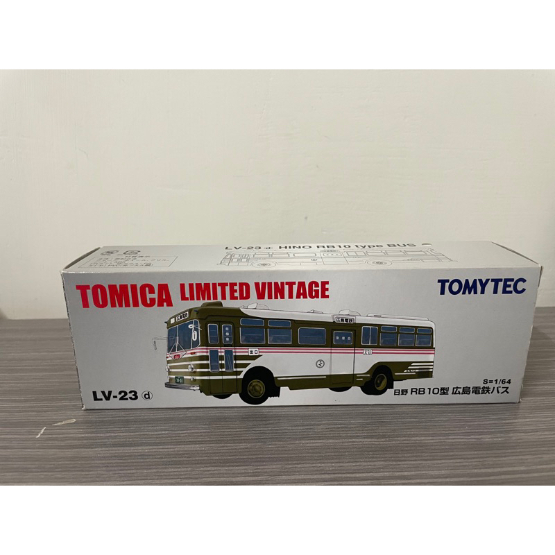 Tomica Tomytec 多美  LV-23d Hino 日野 RB10 Type Bus 廣島電鐵 巴士 tlv