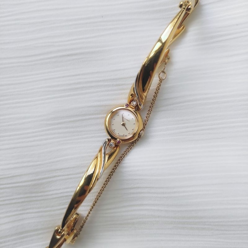 SY Vintage | 近未使用 日本 DANA 白桃鑽手環錶🍑 古董錶 老錶 二手錶