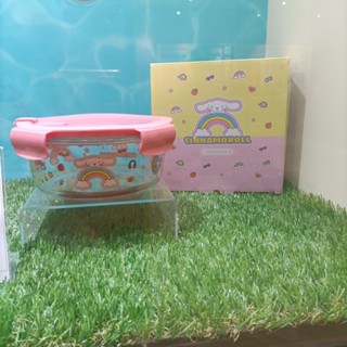 三麗鷗玻璃保鮮盒 Sanrio 大耳狗 玻璃保鮮盒 圓形保鮮盒 保鮮碗 輕巧盒 夢時代
