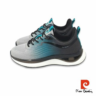 【MEI LAN】皮爾卡登 Pierre Cardin (男) 立體飛織漸增 活力運動鞋 透氣緩震 7927 灰另有黑色