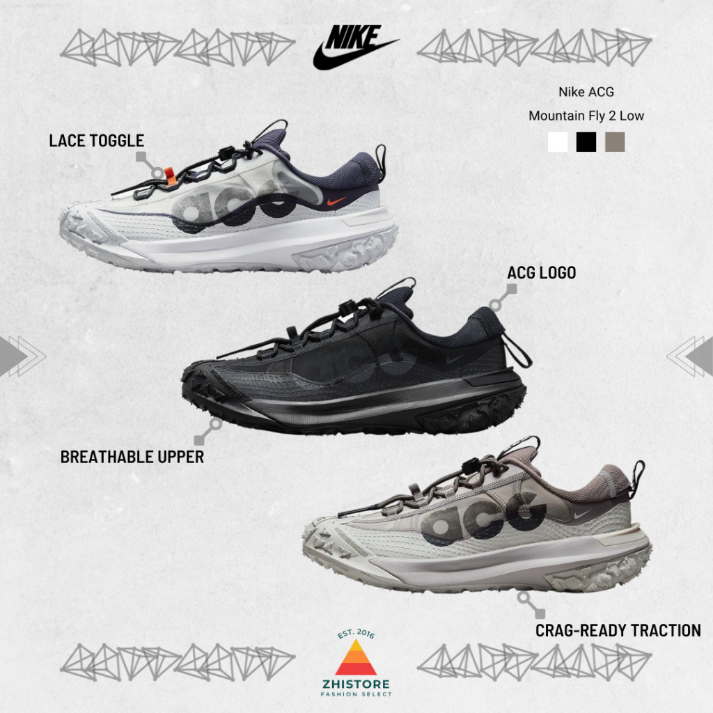 【ZhiStore】Nike ACG Mountain Fly 2 登山 休閒鞋 DV7903-001 002 003