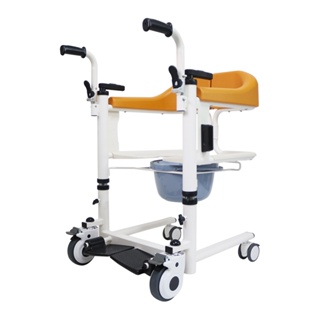 ER-4802 多功能移位椅/可升降/坐便推車/便盆椅 附軟座墊