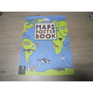 二手 Maps Poster Book 繪本 地圖 書 創意遊戲海報套書