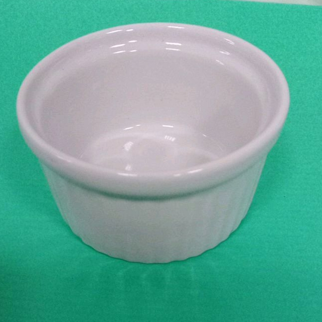純白舒芙蕾 創意陶瓷 烘焙餐具 布丁杯 焗烤皿 冰淇淋 小碗 直徑9公分高5公分