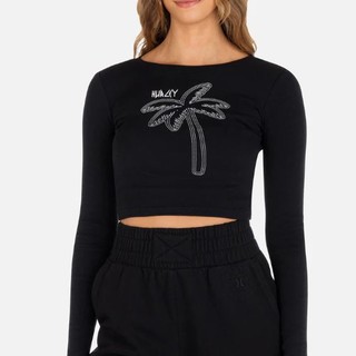 HURLEY｜女 SIMPLER TIMES L/S BABY TEE 長袖T恤