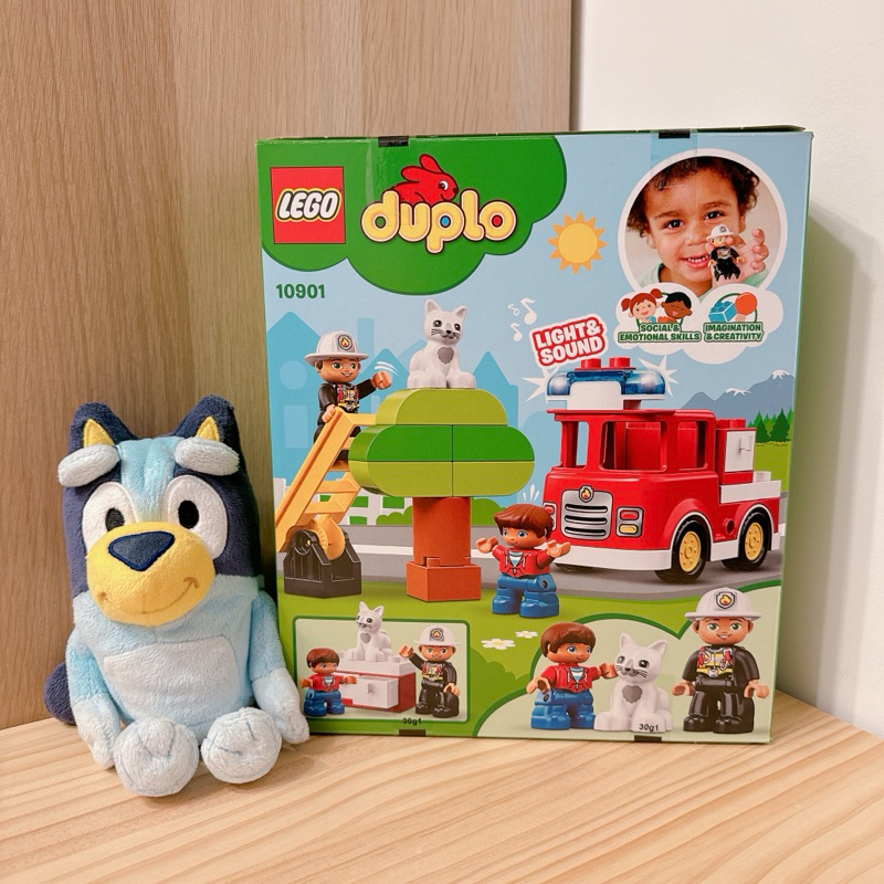 二手✌️樂高 得寶 Duplo系列 LEGO 10901 樂高消防車 兒童 積木