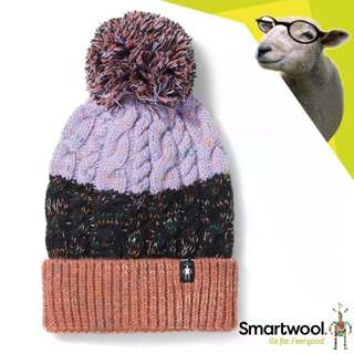 【SmartWool】美麗諾羊毛冬日復古小圓毛帽 Isto Retro Beanie 針織帽_紫色_SW011500