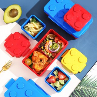 樂高積木造型便當盒 積木飯盒 lego 便當盒 飯盒 兒童飯盒 保鮮盒 野餐盒 水果盒