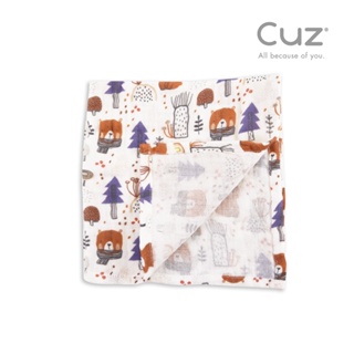 新品上市 Cuz 土耳其有機綿紗布巾-多款任選(35x35cm)