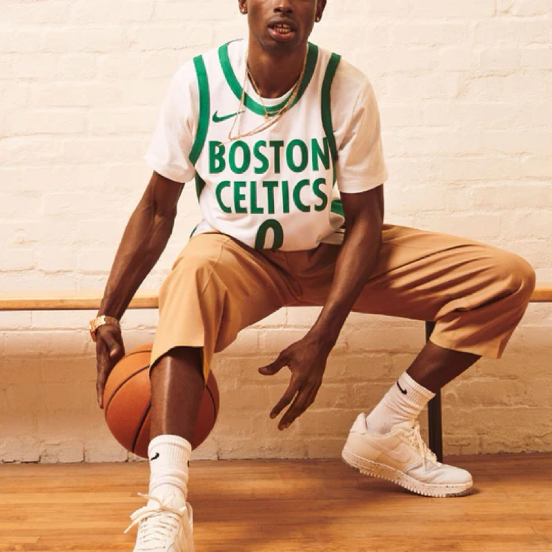 5折零碼出清 全新 NIKE NBA TATUM 球衣 波士頓 凱爾特 背心 透氣 白綠色 男款 CN1715-104