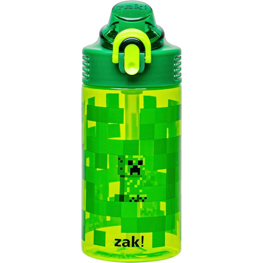 預購 一入 16oz 470ml ❤️正版❤️美國專櫃 Minecraft麥塊 兒童 水壺 吸管水壺 zak 塑膠款