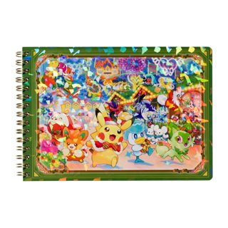 【現貨】日本製 寶可夢中心 限定 聖誕系列 帕底亞的聖誕市集 A5筆記本 皮卡丘 新葉喵 呆火鱷 呆呆獸 故勒頓 密勒頓