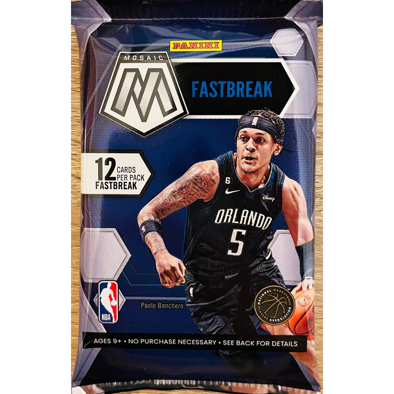 2022-23 Mosaic Fastbreak Basketball NBA Panini 卡包 卡盒 球員卡 簽名卡