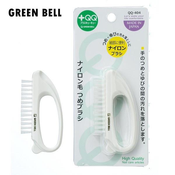 日本綠鐘 GREEN BELL 美甲指面清潔專用刷 / 指甲刷 / 指縫刷  QQ-404