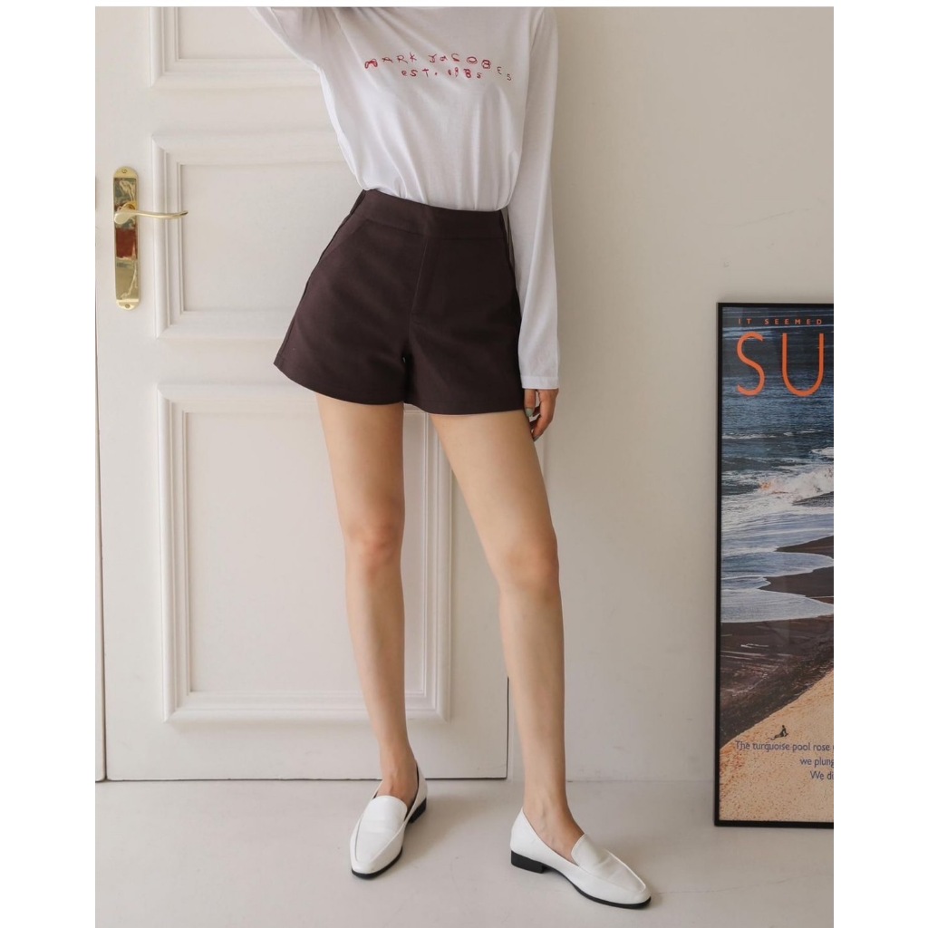 (非醬不可）🇰🇷韓國品牌Vetica收腹褲 單褲造型顯瘦短褲  韓國服飾