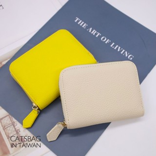 ( 現貨 ) 真皮錢包 女生錢包 卡片夾 牛皮 零錢包 卡片包 皮夾 Catsbag Shop