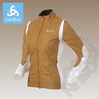 【ODLO】女 款 超輕量透氣保暖防風外套 Primaloft 機能型風衣 中空纖維/適運動 登山 黃 522475