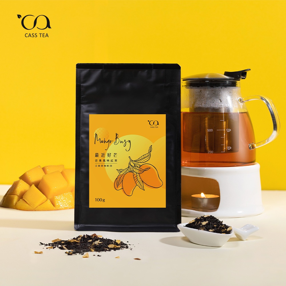 【 CASS TEA  】芒果風味紅茶 / 水果紅茶 / 最近好芒  ( User Bag 原葉散茶100g )