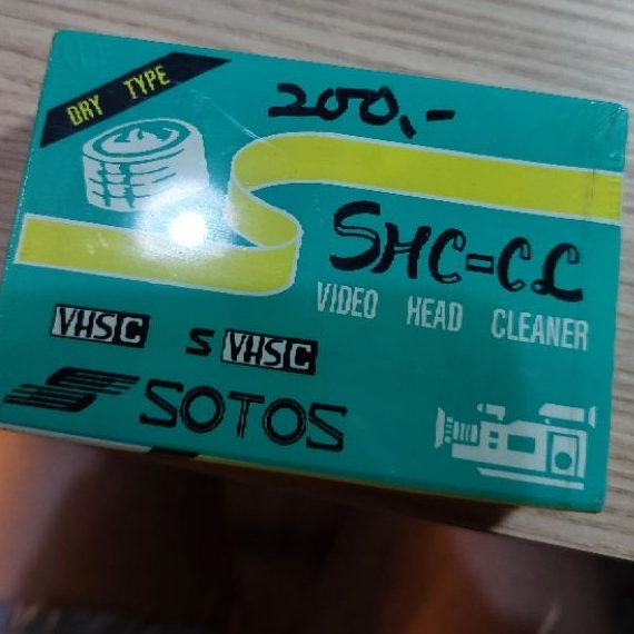 SOTOS shc-cc古早攝影機錄影帶錄像帶清潔帶vhs vhsc