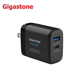 【現貨】Gigastone 65W【C+A雙孔 PD快充】(平板充電頭 筆電充電頭 快充頭) 充電器 PD-7655B