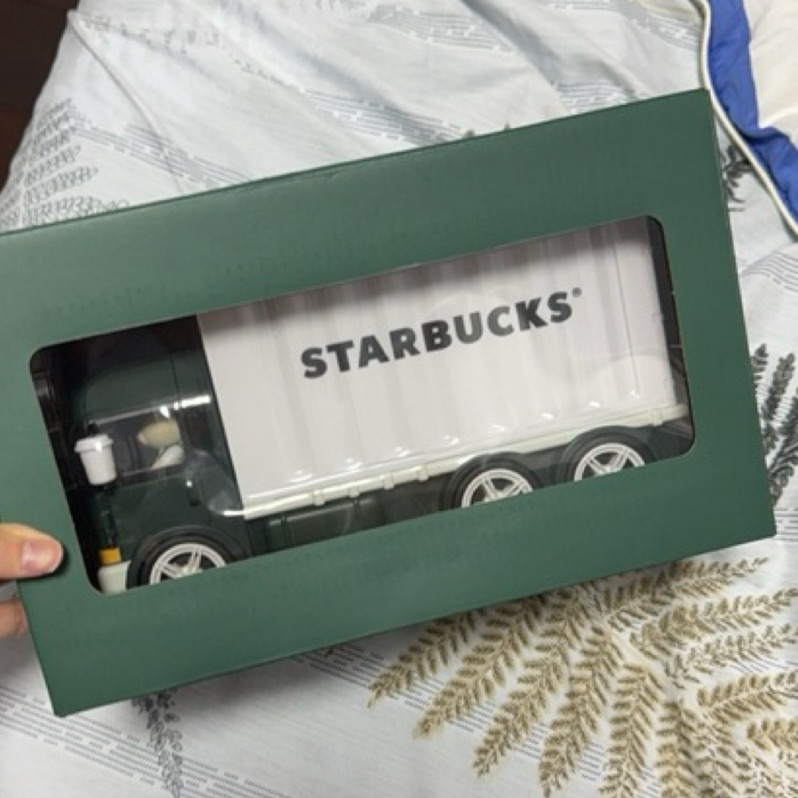 全新-星巴克貨櫃車造型咖啡捲心酥禮盒 限量經典‼️