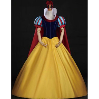 萬聖節 成人 白雪公主服裝 格林童話 女生 舞臺演出 Cosplay 角色扮演 變裝派對 舞臺 表演服裝